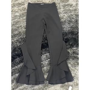 NEW AZI ruffled pant in grey